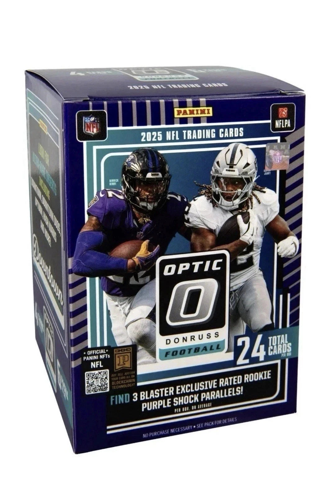 2025 Panini Donruss Optic Football Blaster Box Purple Shock
