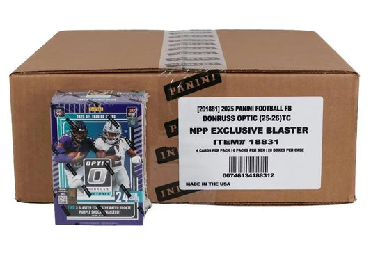 2025 Panini Donruss Optic Football Blaster Box Case